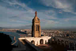 Algérie: Vue d'Oran depuis Notre Dame de Santa...