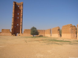 Algerie: Ruines de Mansourah à Tlemcen  mosquée...